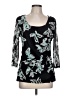 Apt. 9 100% Nylon Teal 3/4 Sleeve Blouse Size L - photo 1