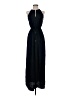 H&M 100% Polyester Black Casual Dress Size 2 - photo 1