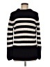 Talbots 100% Cotton Stripes Black Turtleneck Sweater Size M - photo 1