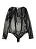 Bar III Metallic Black Bodysuit Size M - photo 1