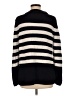 Talbots 100% Cotton Stripes Black Turtleneck Sweater Size M - photo 2