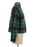 Tahari Plaid Green Cardigan Size S - photo 4