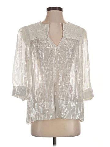 Gretchen Scott Designs 3/4 Sleeve Blouse (view 1)