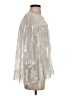 Gretchen Scott Designs Metallic Silver 3/4 Sleeve Blouse Size S - photo 4