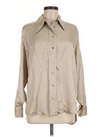 Massimo Dutti Long Sleeve Button-Down Shirt (view 1)