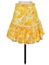Significant Other Paisley Yellow Casual Skirt Size 4 - photo 1