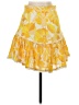 Significant Other Paisley Yellow Casual Skirt Size 4 - photo 2