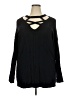 Torrid Black Long Sleeve Blouse Size 2X Plus (2) - photo 1