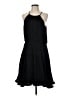 Milly Solid Black Casual Dress Size 8 - photo 1