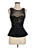 Bebe Black Sleeveless Blouse Size M - photo 1