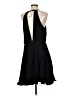 Milly Solid Black Casual Dress Size 8 - photo 2