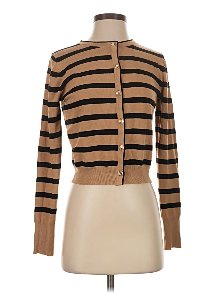 Pre-owned The Workshop Cardigan Sweater In Brown