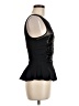 Bebe Black Sleeveless Blouse Size M - photo 4