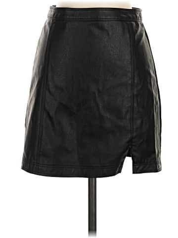 Abercrombie & Fitch Faux Leather Skirt (view 1)