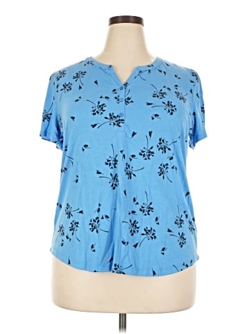 Liz Claiborne Short Sleeve Blouse (view 1)