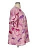 Entro 100% Polyester Pink Short Sleeve Blouse Size XL - photo 4