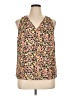 Nine West 100% Polyester Yellow Sleeveless Blouse Size XL - photo 1