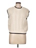 Stradivarius Ivory Sweater Vest Size L - photo 1