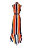DR Collection Color Block Orange Casual Dress Size 4 - photo 2