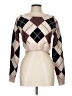 Altar'd State Argyle Tan Pullover Sweater Size L - photo 1