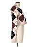 Altar'd State Argyle Tan Pullover Sweater Size L - photo 4