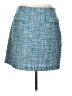 Ann Taylor LOFT Tweed Teal Casual Skirt Size 10 - photo 1