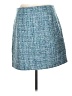 Ann Taylor LOFT Tweed Teal Casual Skirt Size 10 - photo 2