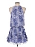 Ramy Brook 100% Polyester Animal Print Blue Cocktail Dress Size S - photo 2
