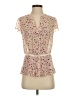 Hinge 100% Polyester Pink Short Sleeve Blouse Size XS - photo 1
