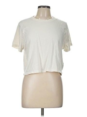 Madewell Softfade Cotton Boxy-Crop Tee (view 1)