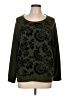 Onque Casuals Floral Green Pullover Sweater Size L - photo 1