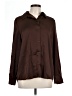 Vince Camuto 100% Polyester Brown Long Sleeve Blouse Size L - photo 1