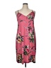 Unbranded Tropical Pink Casual Dress Size XL - photo 1