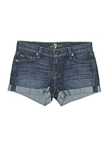 7 For All Mankind Denim Shorts (view 1)