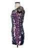Forever 21 100% Polyester Stars Purple Cocktail Dress Size S - photo 5