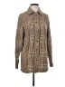 CAbi 100% Cotton Brown Coat Size S - photo 1