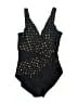 Miraclesuit Stars Black One Piece Swimsuit Size M (estimated) - photo 1