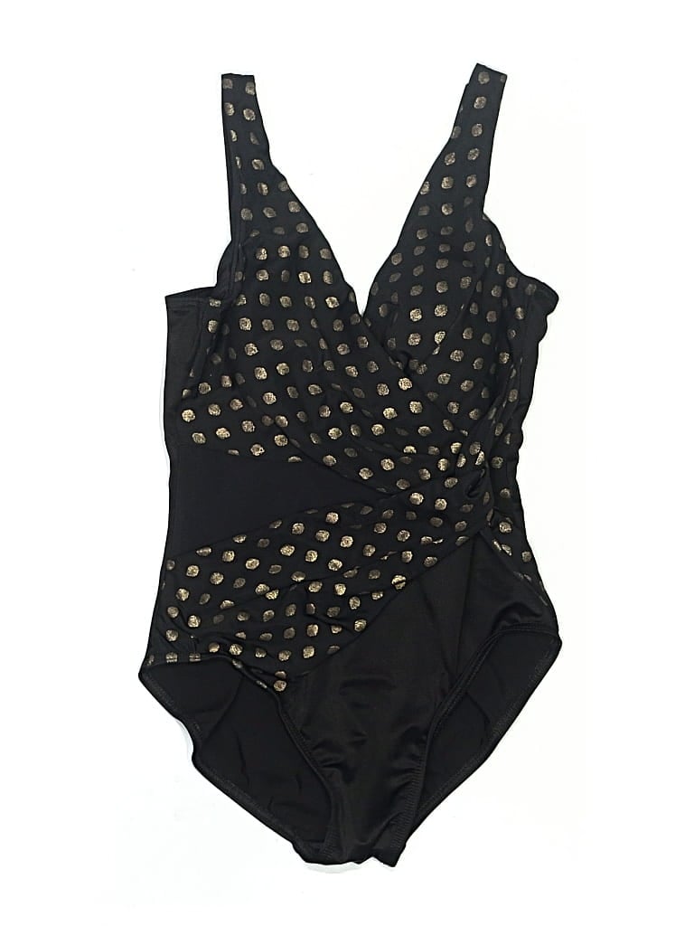 Pre-owned Miraclesuit One Piece Swimsuit In Black