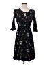 Old Navy 100% Rayon Floral Black Cocktail Dress Size XS - photo 1