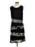 MSK Graphic Black Casual Dress Size 10 - photo 2
