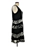 MSK Graphic Black Casual Dress Size 10 - photo 4