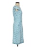 Boden Print Blue Casual Dress Size 4R - photo 4