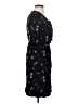 Old Navy 100% Rayon Floral Black Cocktail Dress Size XS - photo 4
