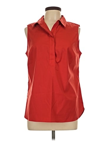 Foxcroft Sleeveless Button-Down Shirt (view 1)