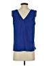 French Connection 100% Polyester Blue Sleeveless Blouse Size S - photo 2
