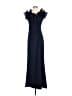 Xscape Blue Cocktail Dress Size 4 - photo 1