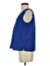 French Connection 100% Polyester Blue Sleeveless Blouse Size S - photo 5