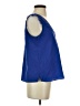 French Connection 100% Polyester Blue Sleeveless Blouse Size S - photo 4