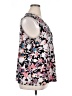 Dana Buchman Floral Black Sleeveless Blouse Size XXL - photo 4