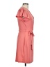 Nine West Solid Pink Casual Dress Size L - photo 4